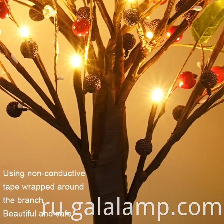 Праздничное светодиодное освещение рождественской елки для дома